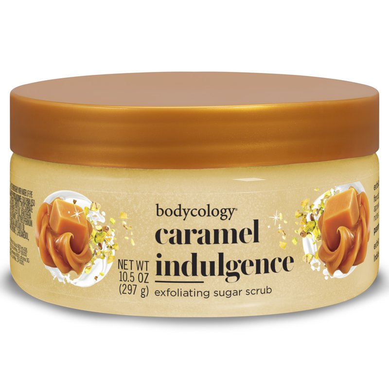 Bodycology Exfoliating Sugar Scrub Caramel Indulgence 4 Pack 10.5 oz