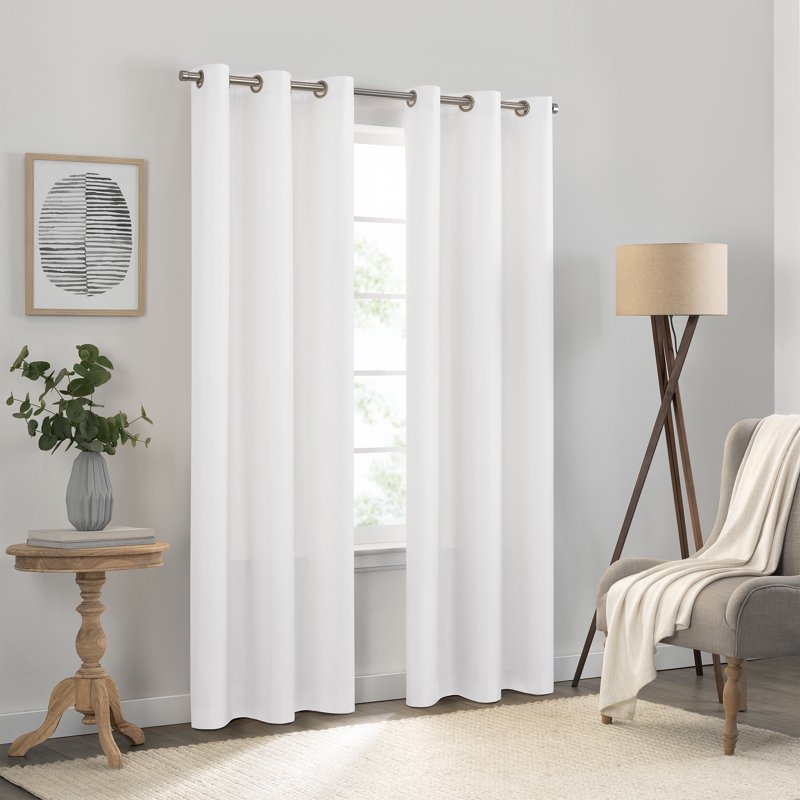 Blackout Window Curtain Panel - Grommet Top, Thermal Insulated, Room Darkening