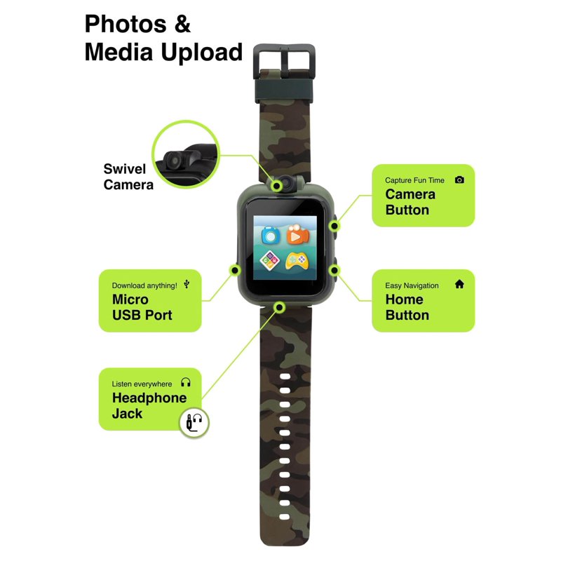 Kids Smartwatch with Earbuds - Educational & Fun Gift for Children