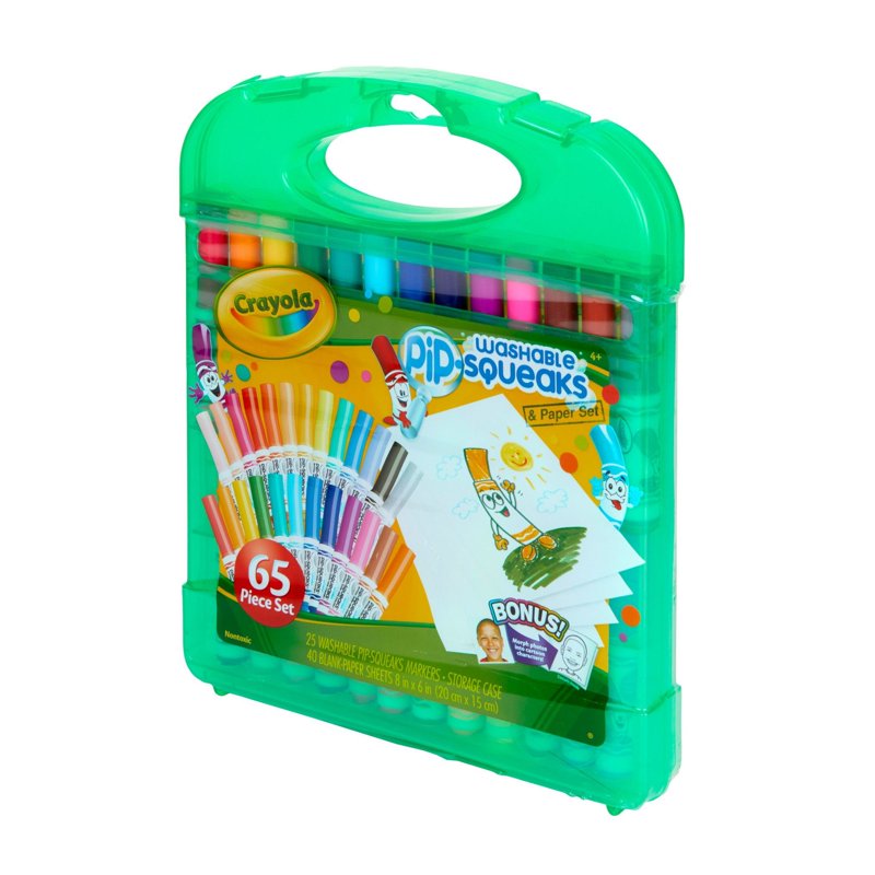 Washable Marker Set for Kids with Paper - Arts & Crafts Supplies, 25 Colors