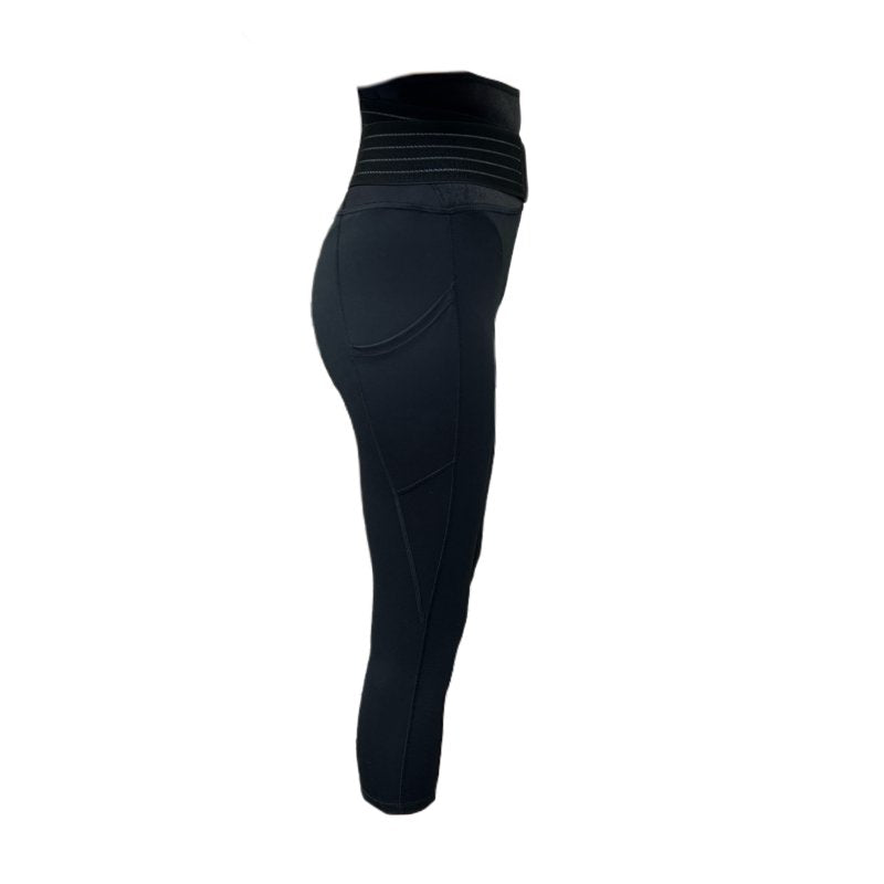Women's Adjustable Back Support Leggings - 19-inch Compression Tights