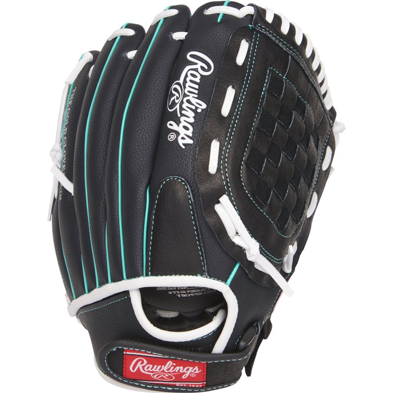 Youth Fastpitch Softball Glove - 11.5 Inch Fielding Mitt for Right & Left Hand