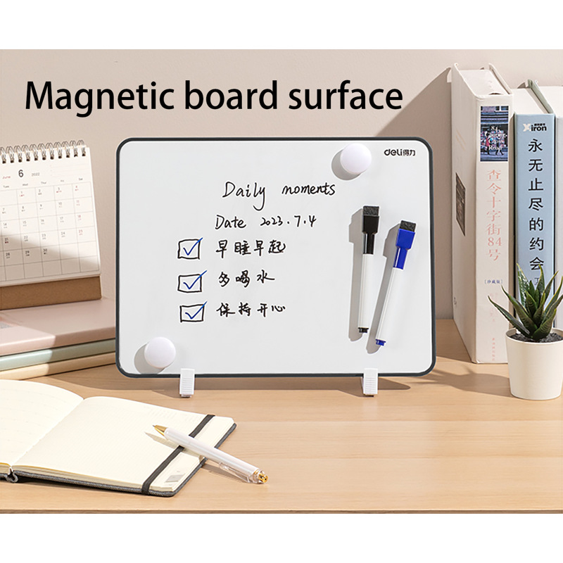 Double-Sided Dry-Erase Whiteboard with Adjustable Stand for Office & Home