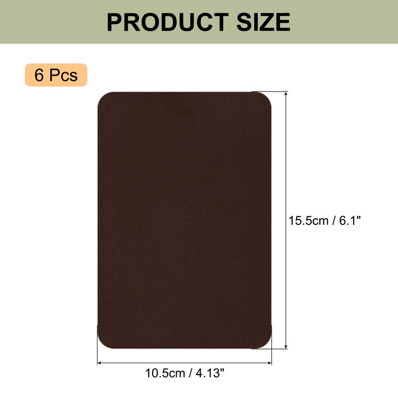 Fabric Repair Patches Self-Adhesive Sofa Upholstery Repair Kit 4.13x6.1 Inches
