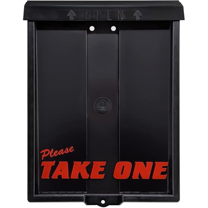 Outdoor Brochure Box with Snap Lid for 8.5x11 Flyers - Weather-Resistant Document Holder