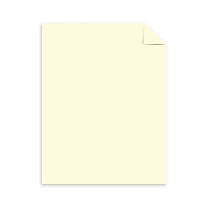 Cream Colored Cardstock Paper - 8.5 x 11 Inches, 50 Sheets, 65 lb/176 Gsm