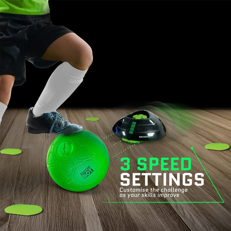 Smart Ball Indoor Soccer Bot with Score Tracker | 3 Speed Modes
