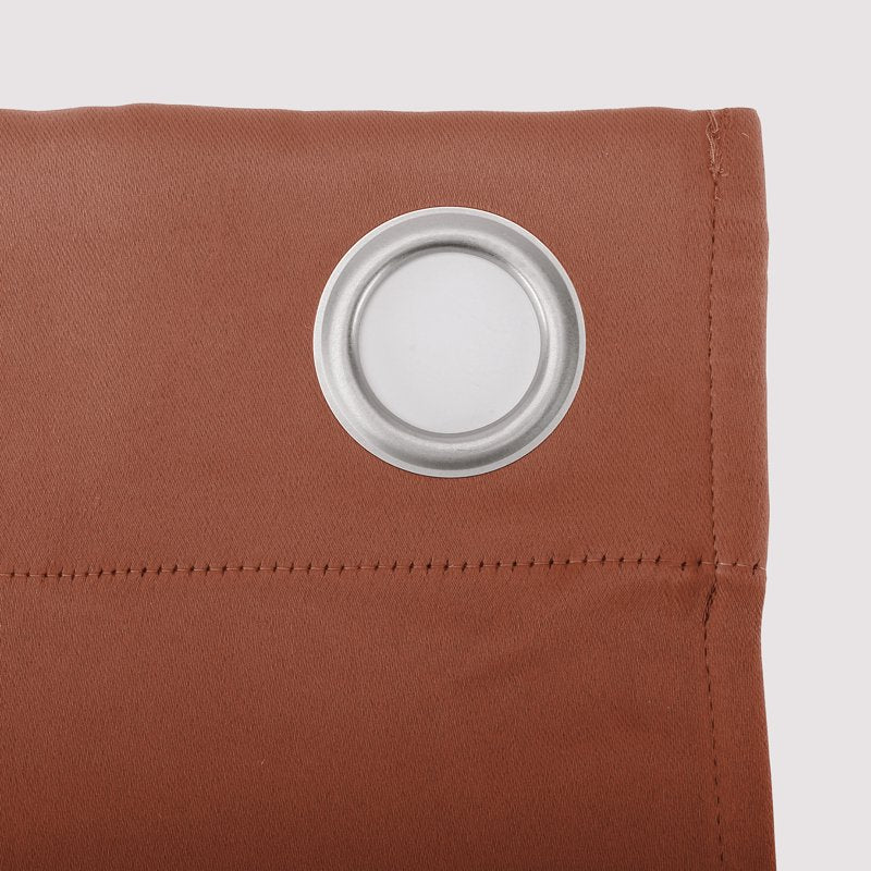 Energy-Efficient Blackout Curtain Panel with Grommets - Thermal & Noise Reduction