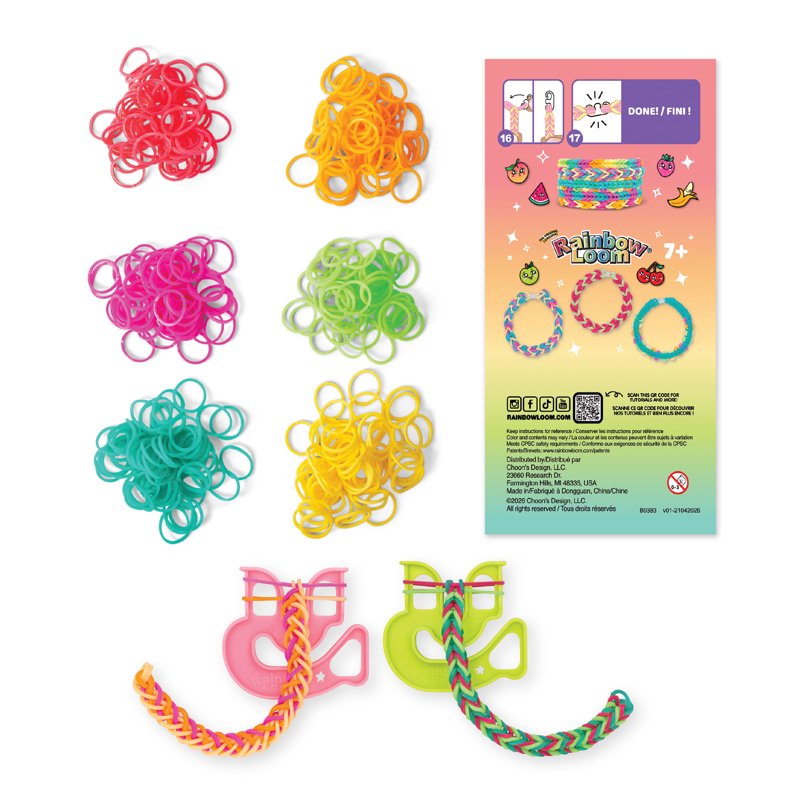 Scented Rubber Band Bracelets Making Kit - 3000 Colorful Fragrant Bands for Kids