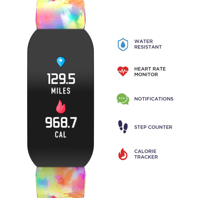 Unisex Active Smartwatch with Multi-Sport Modes, Heart Rate & Sleep Tracking