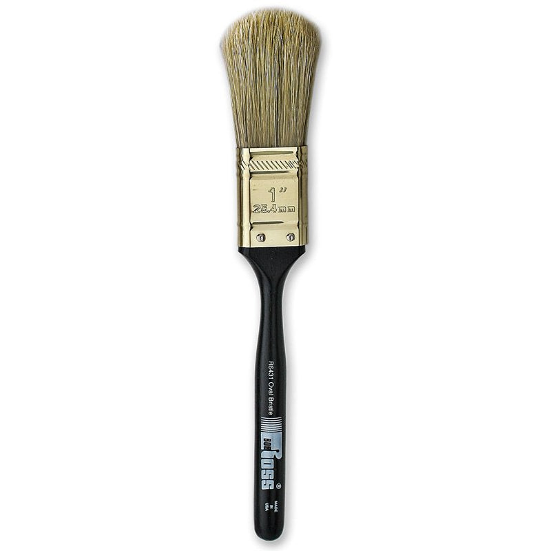 Bob Ross 1-Inch Round Foliage Oil Brush for Landscape Painting