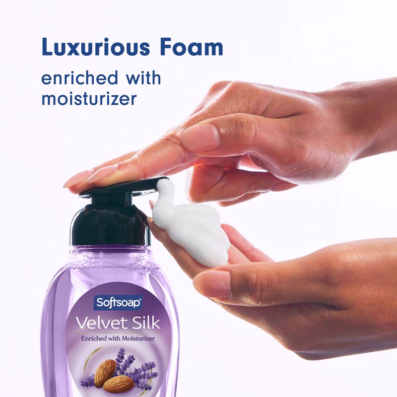 Softsoap Velvet Silk Foaming Hand Soap - Lavender & Almond Milk, 6 Pack