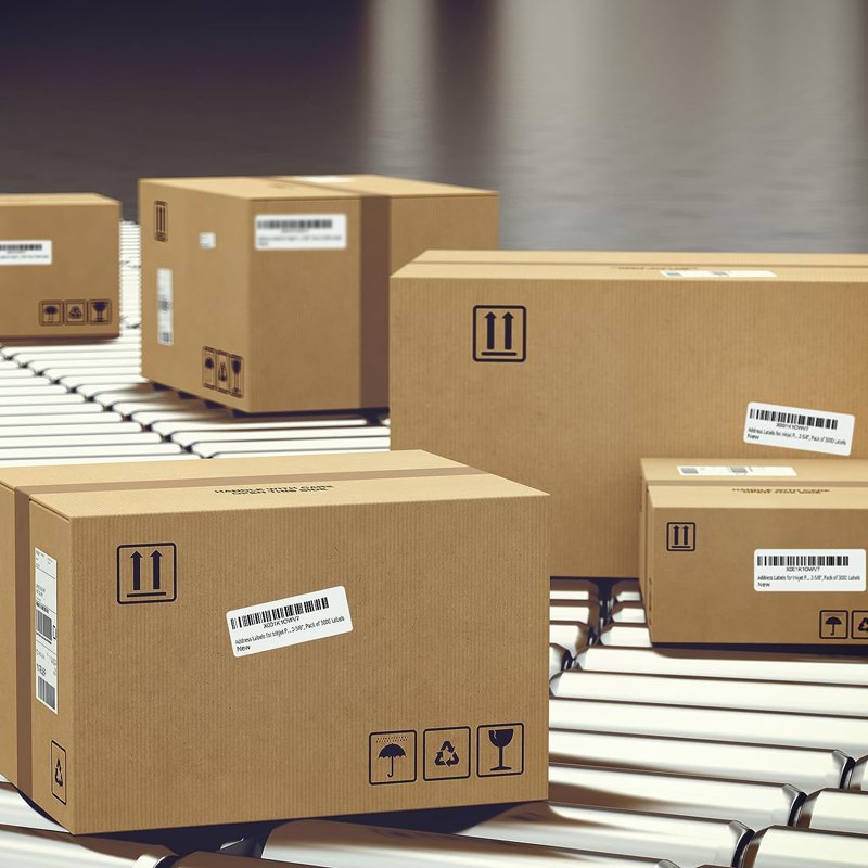 Shipping Address Labels Pack of 3000 for Laser & Inkjet Printers - Multiple Sizes & Counts