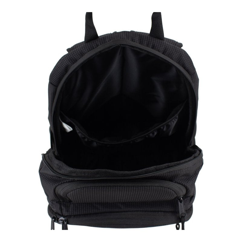 Unisex 17-Inch Lifestyle Backpack with Sunglasses Pocket - Dark Grey