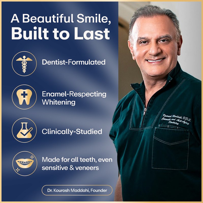 Whitening Toothpaste Fluoride-Free Enamel Safe Natural Brightening - 3.75 fl oz