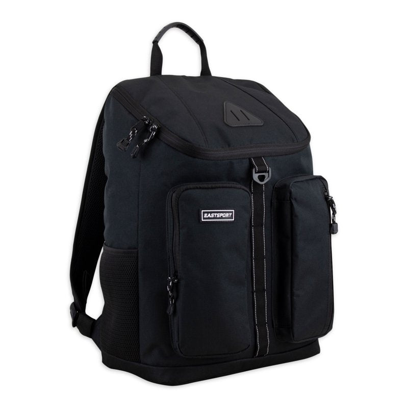 Unisex Top Loader Backpack with Multiple Pockets & Water Bottle Holders