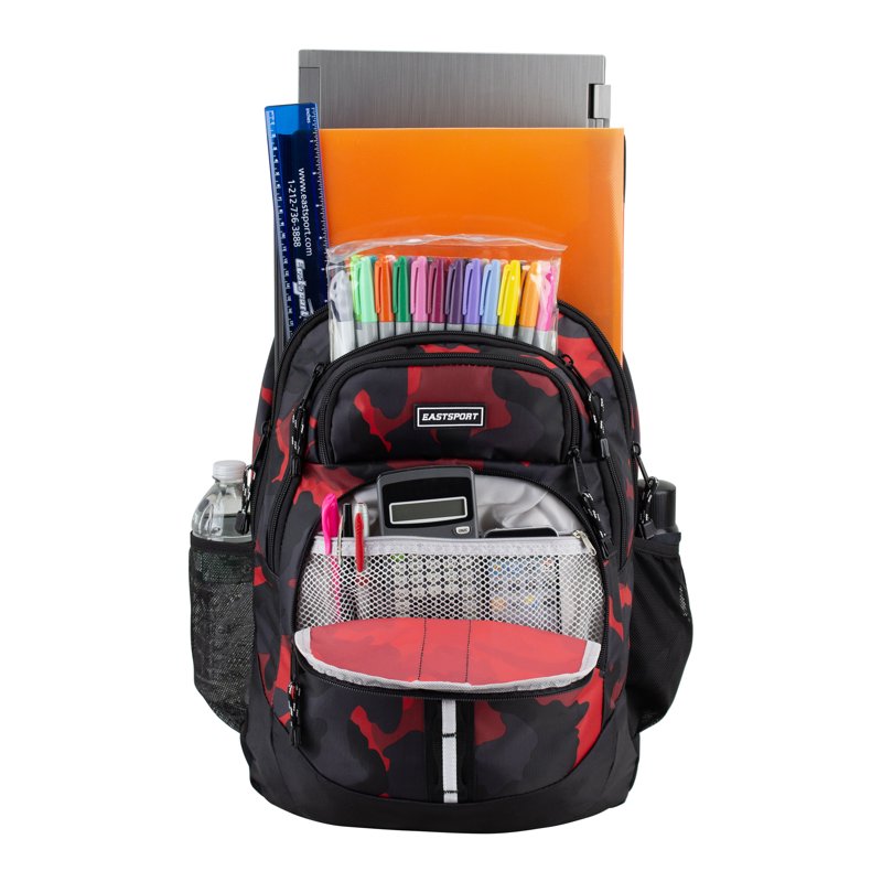 Unisex Rally Sport Backpack with Camouflage Design, Laptop & Tech Pockets