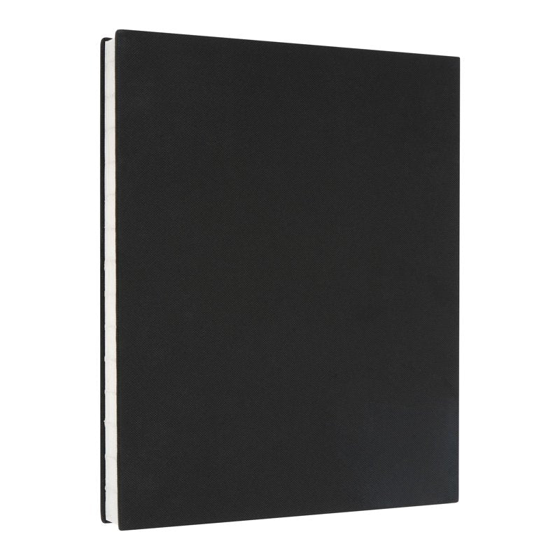 Black Hardcover Sketchbook Set - Acid-Free, Smudge Resistant Paper, 8.5 x 11 Inches, 6 Pack