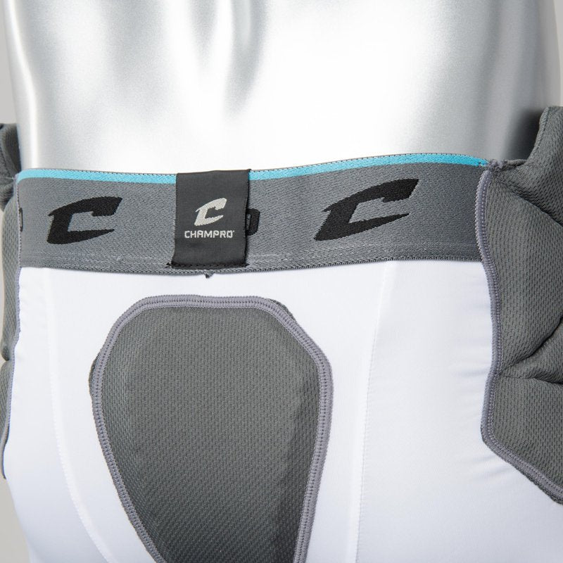 Football Girdle with Protective Pads and Compression Fit - Youth & Adult