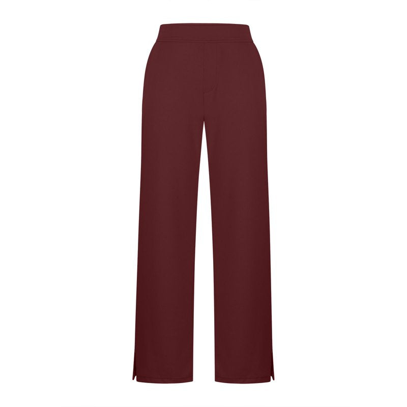 High Waist Flare Yoga Leggings with Pockets - Plus Size Workout Pants