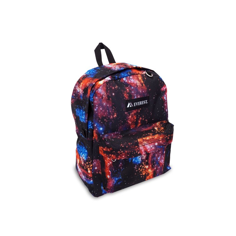 Everest Classic Pattern Backpack - Spacious School & Daypack with Padded Straps