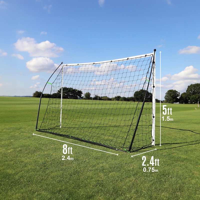 Quickplay Kickster 2-in-1 Adjustable Soccer Goal & Rebounder for Practice