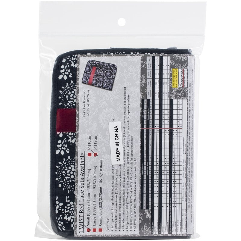 Knitting Needle Set 5 Inch Tips with Cables and Accessories