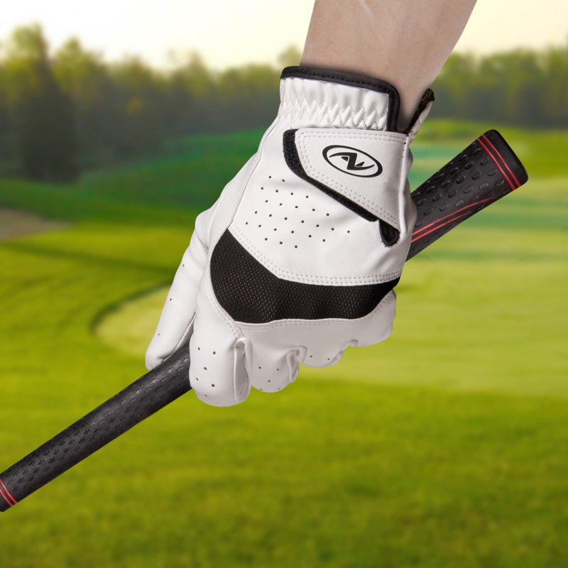 Performance Golf Glove Left Hand Large Synthetic Leather Breathable Grip