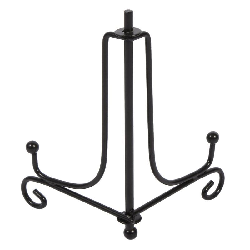 Iron Display Stand for Plates Photos & Art - Multiple Sizes Black