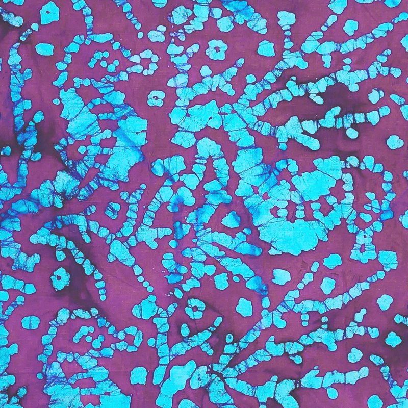 Cotton Batik Precut Fabric Bundle 18x21 Inches - Multicolor 5 Pieces