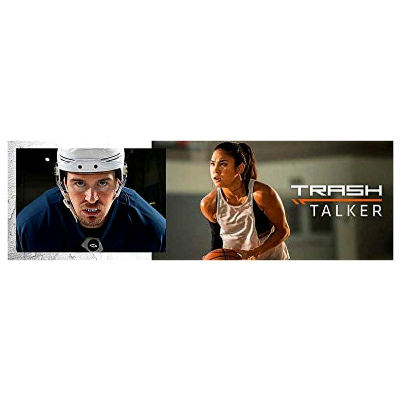 Strapless Mouthguard for Sports - Black & White Adult Protective Gear