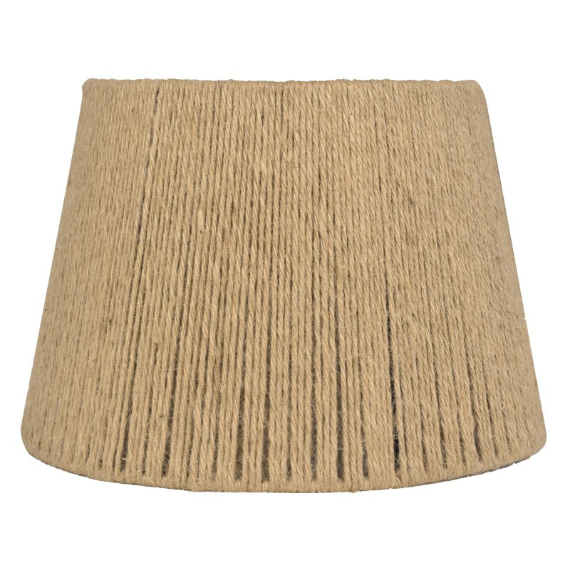 Mainstays Black Metal Floor Lamp with Natural Rope Shade - Indoor Lighting