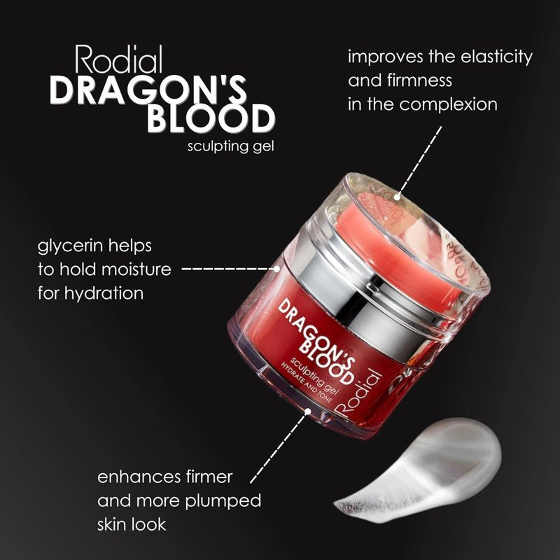 Hydrating Facial Gel with Dragon's Blood for Skin Firming & Plumping - 50ml & 9ml Variants