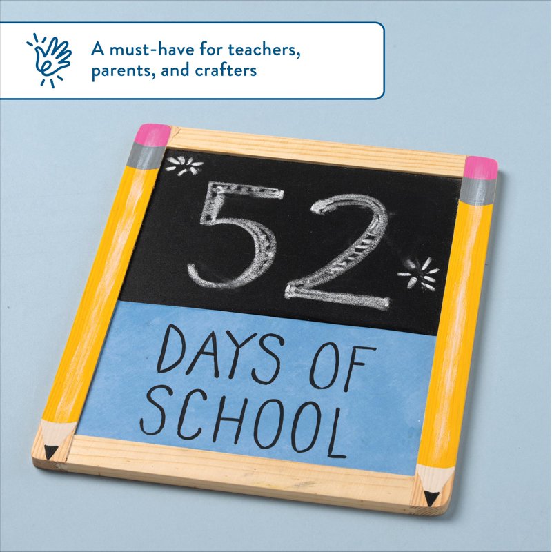 Double-Sided Framed Chalkboard - 8.5 x 10.5 Inches Classroom & Office Display