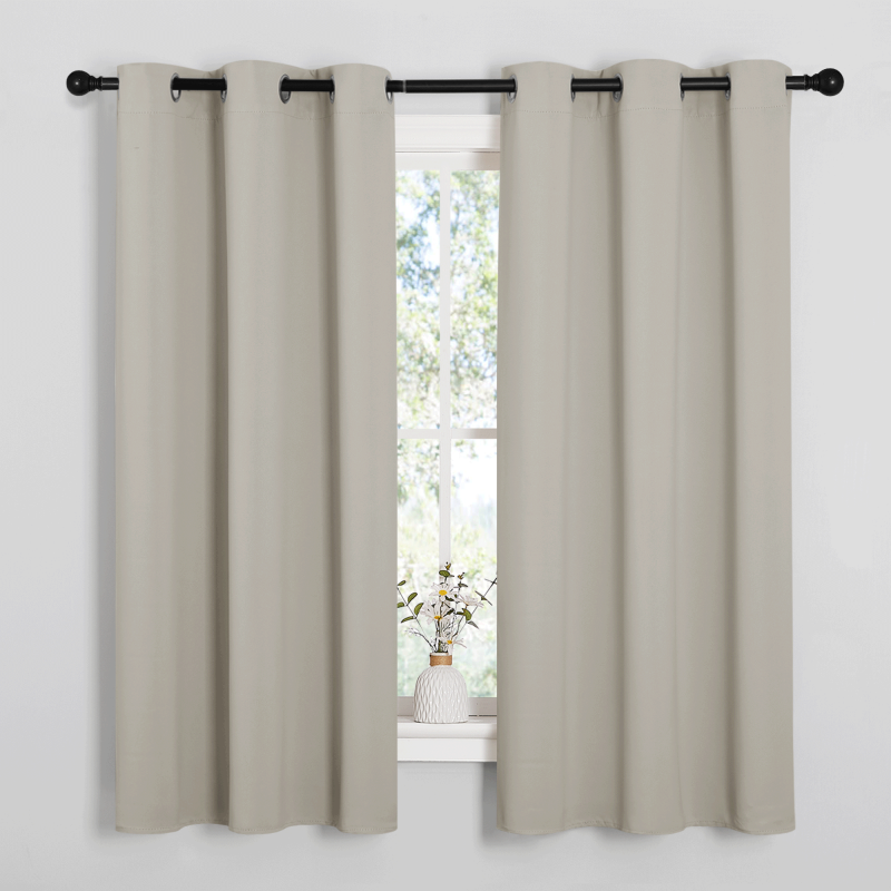Blackout Curtains Set of 2 - Insulating Window Drapes for Winter & Energy Saving