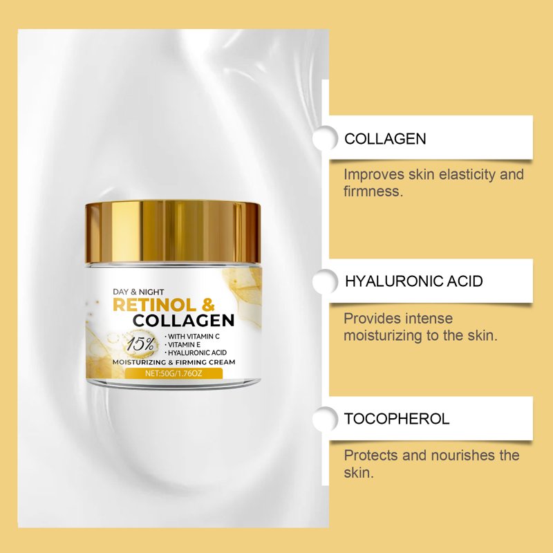 Retinol Collagen Face Moisturizer for Anti-Aging & Hydration - 1.7 fl oz