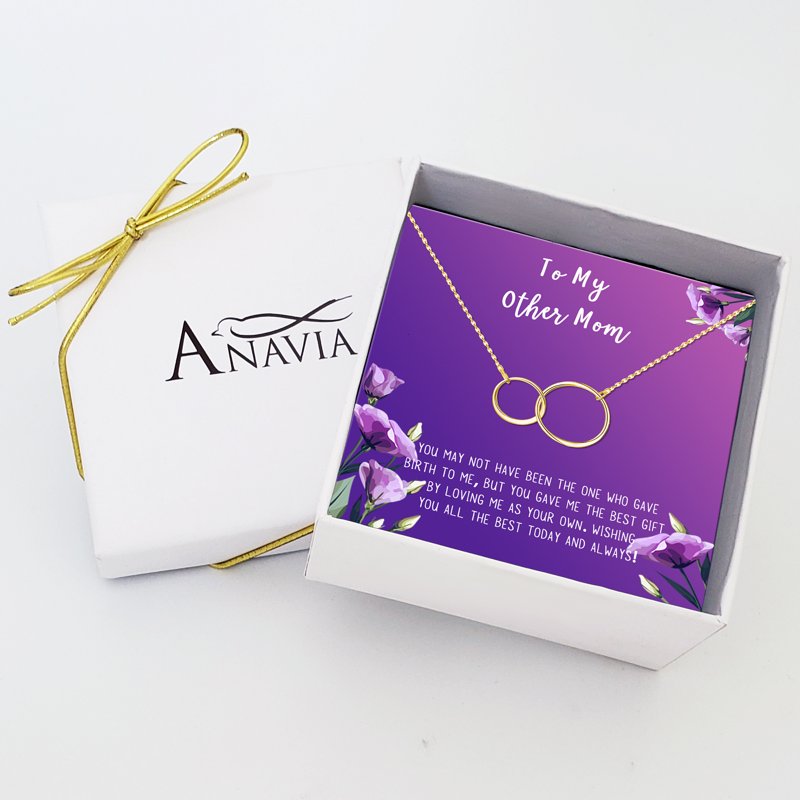Infinity Ring Jewelry Set for Mom - Mother's Day Gift with Card - Multiple Colors & Styles