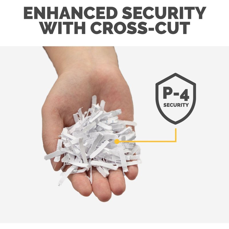 Auto Feed Cross-Cut Paper Shredder 550 Sheet Capacity with CD/DVD & Staples