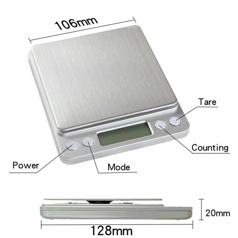 Digital Postal Scale 1g-3000g Precision Electronic Mail & Package Weighing