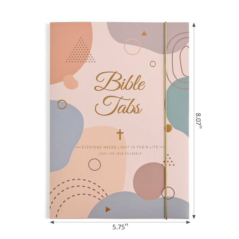 Bible Tabs for Women, 66 Large Print Laminated Index Tabs & 39 Blank Dividers