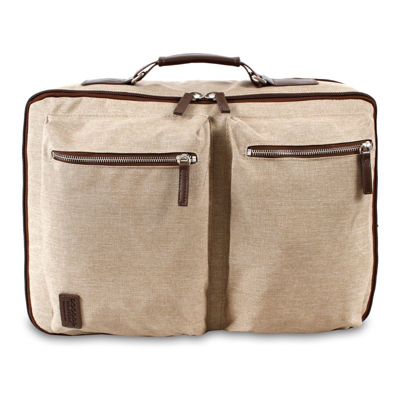 Convertible Laptop Backpack Messenger Bag for Men - Sand