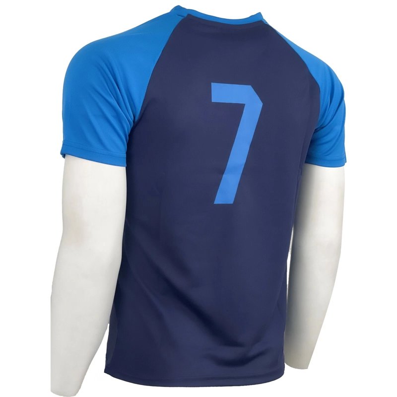 Youth Real Madrid #7 Soccer Jersey - Rhinox, Navy/Sky, S