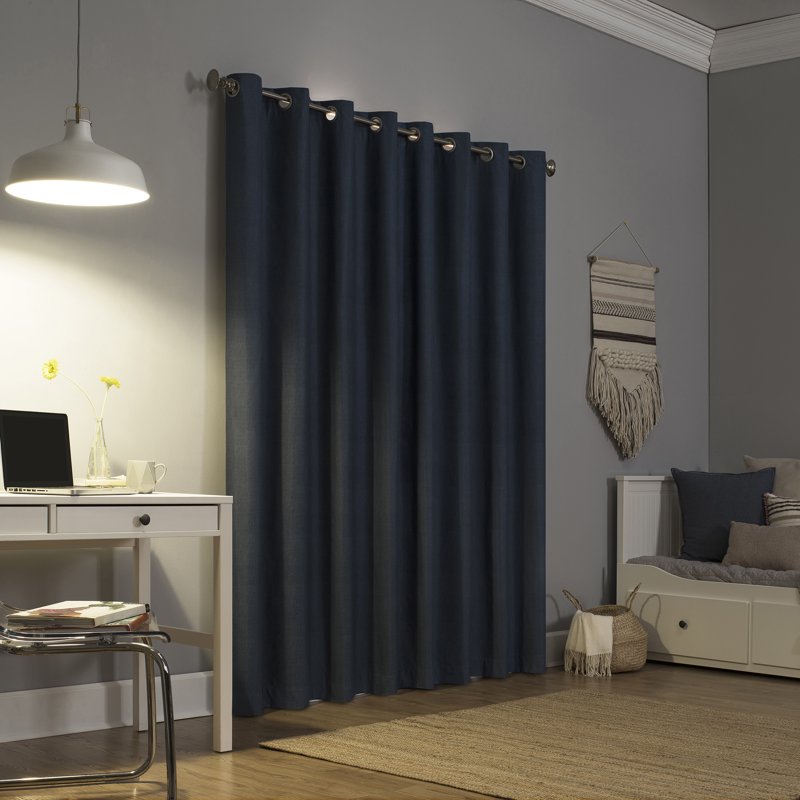 Blackout Thermal Insulated Grommet Curtain Panel - Noise & Light Blocking, Energy Efficient, Custom Sizes