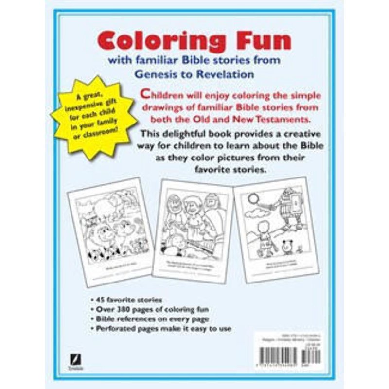Bible Stories Coloring Book for Kids - 45 Scripture Pages & Toddler-Friendly Designs