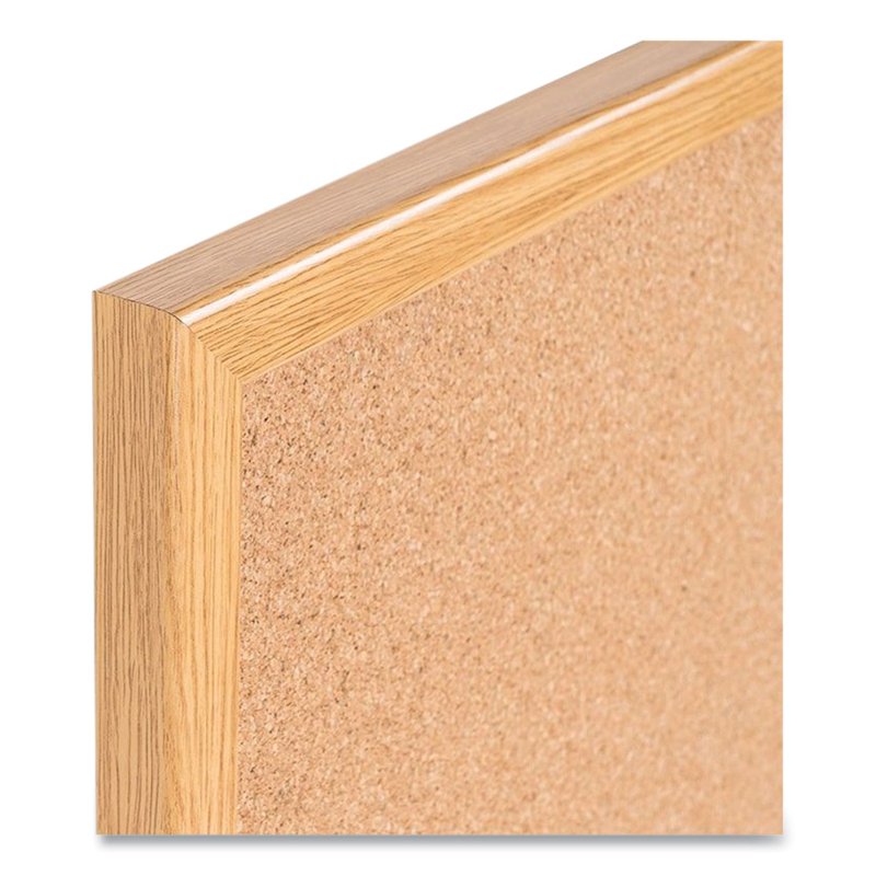 Cork Bulletin Board 35.4 W x 23.64 H Wall-Mount Classroom & Office Use