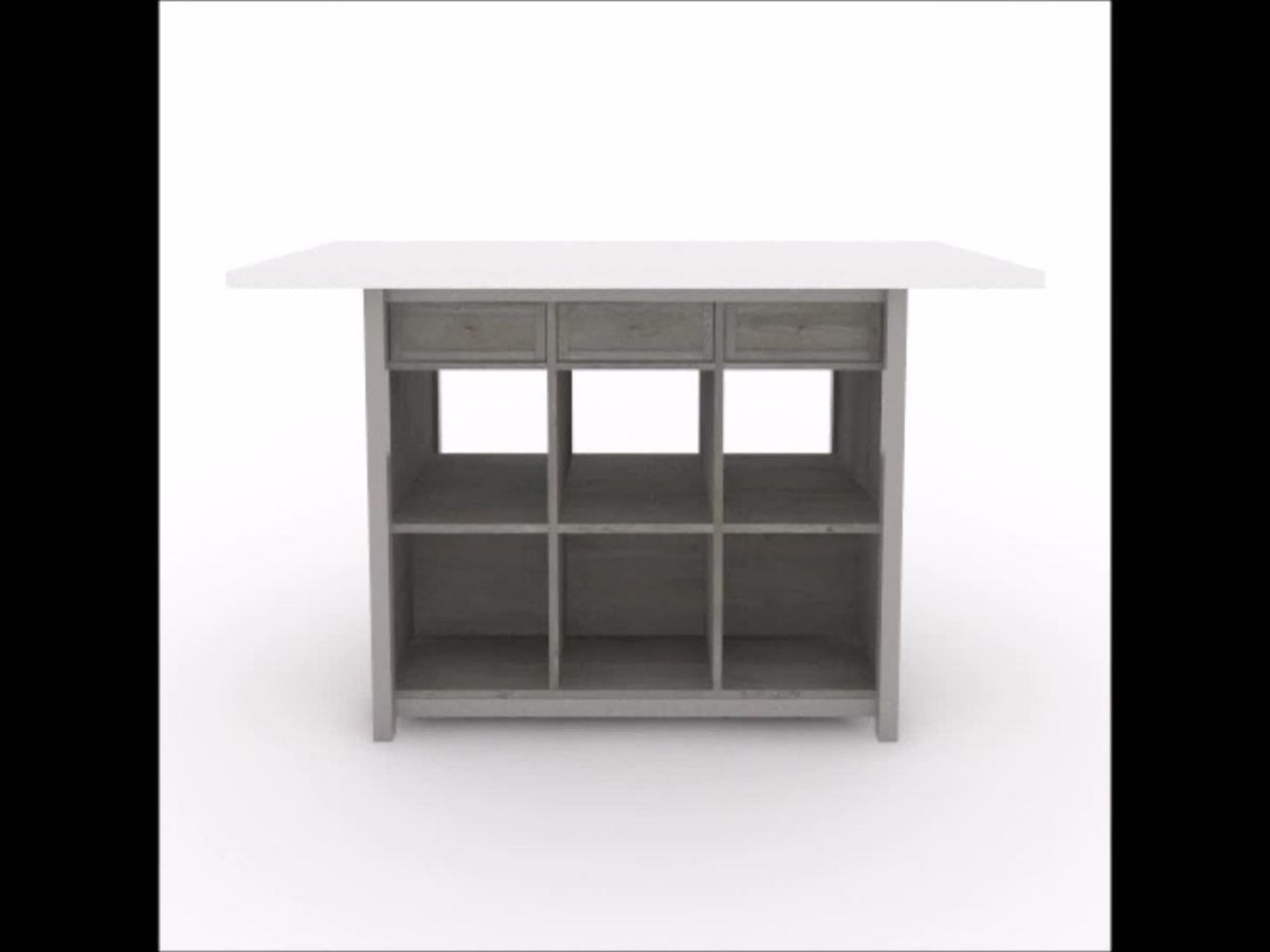 Craft Work Table with Storage - Multi-Color Crafting Desk with Removable Drawers