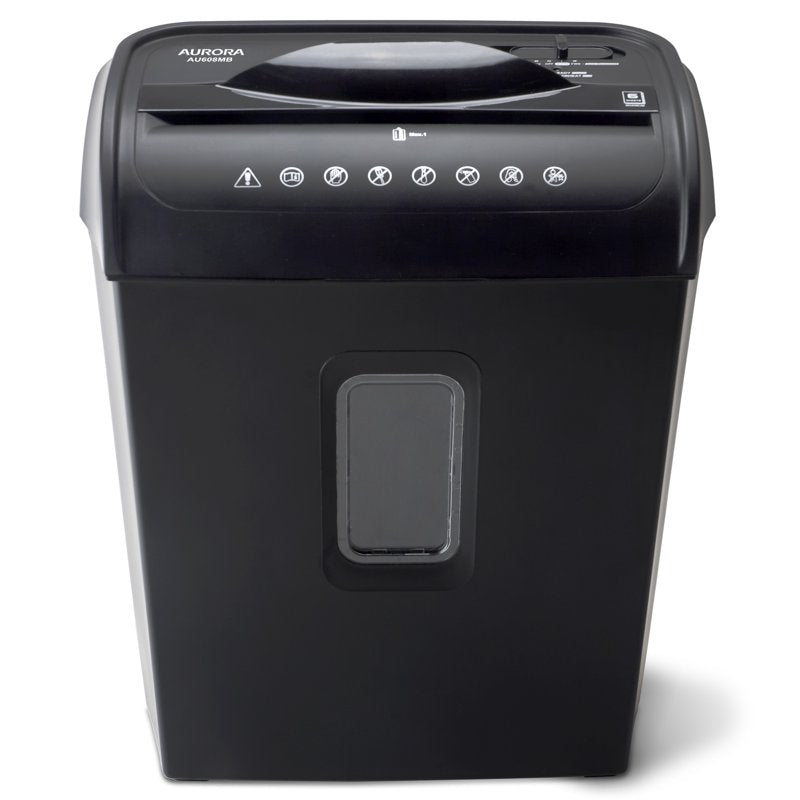 Aurora 6-Sheet Micro-Cut Paper and Credit Card Shredder - High Security P-4