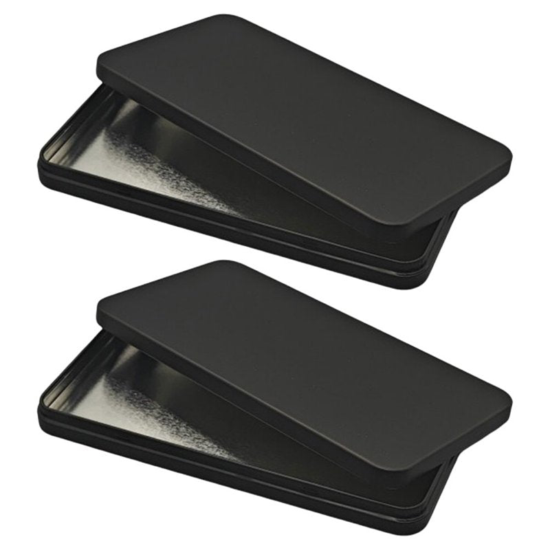 Black Cash Tray Organizer for Bills Coins & Jewelry - 2 Pack