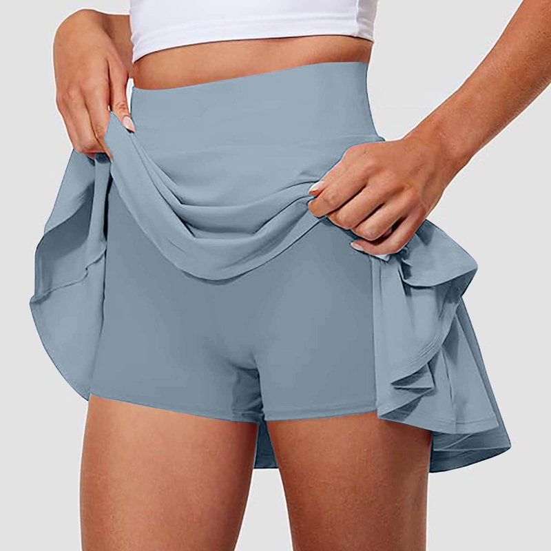 High Waisted Women's Swim Skirt with Pockets - Athletic Tankini Bottoms