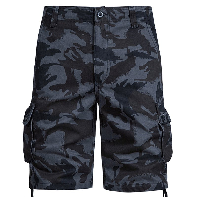 Men's Camo Cargo Shorts Below The Knee with Pockets - Relaxed Fit, Durable Fabric